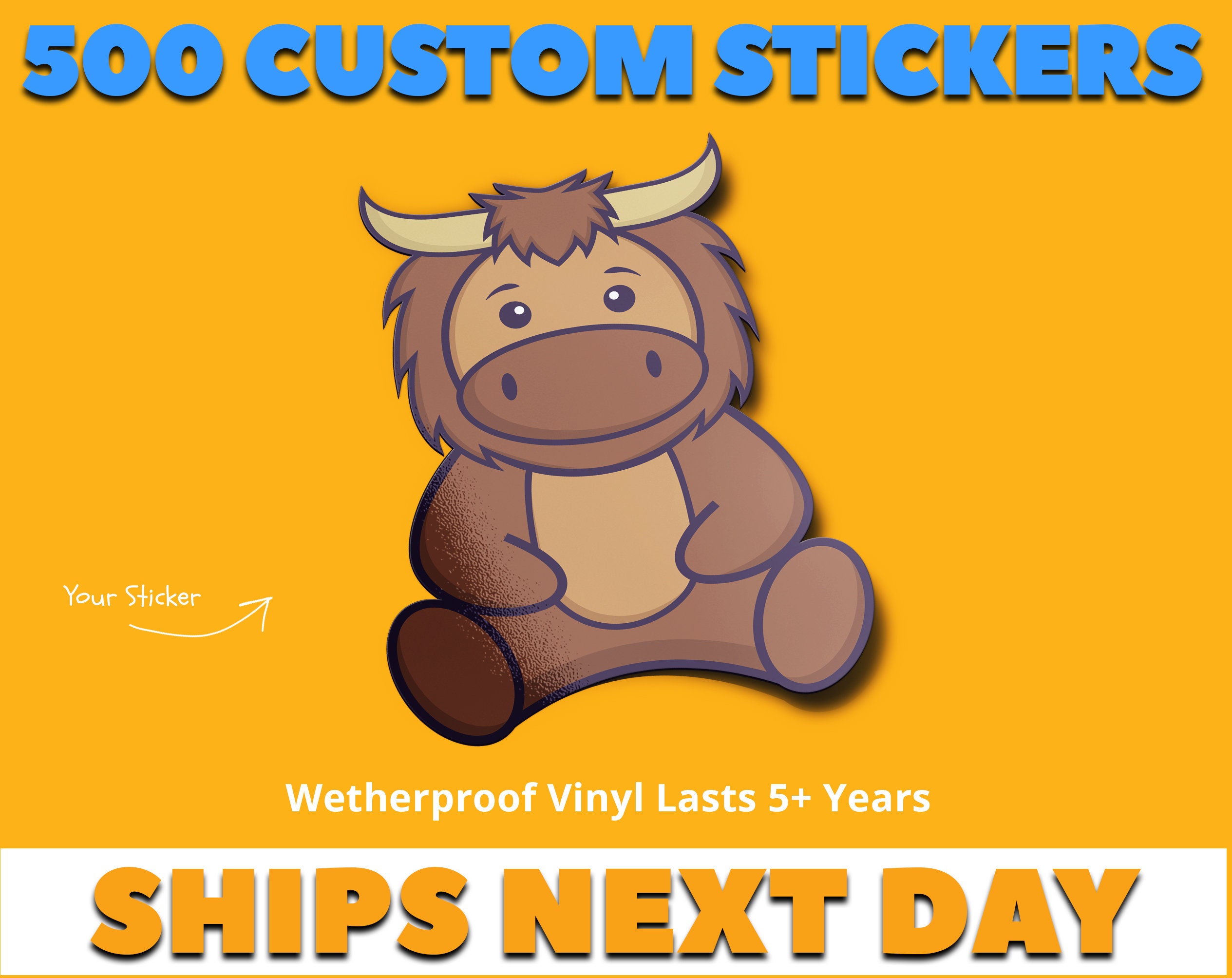 NEW Your Text Here Clear Vinyl Stickers, Custom Clear Vinyl Stickers,  Custom Clear Sticker, Clear Vinyl Custom Logo, Kiss Cut Custom Sticker 