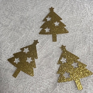 Confeti para árbol de Navidad, decoración para fiesta de Año Nuevo, decoración de mesa, confeti con purpurina, fiesta de Navidad, 20 piezas de confeti