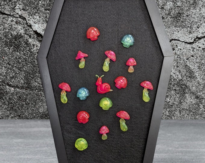 Mushroom Push Pins | Decorative Push Pins | Gift | Teachers | Thumb Tacks