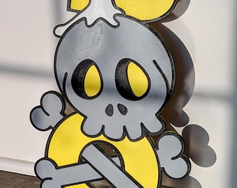 Skull | Boo Door Hanger | Fall Door Hanger | Halloween Hanger | Indoor or Outdoor use