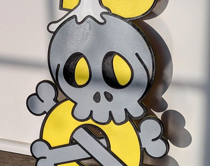 Skull | Boo Door Hanger | Fall Door Hanger | Halloween Hanger | Indoor or Outdoor use