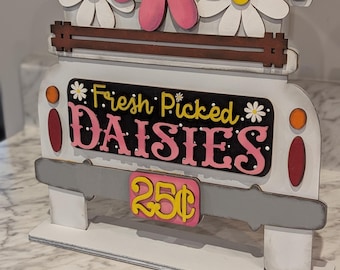 Ladybug Love | All Seasons Farmhouse Truck | Interchangeable Farmhouse Truck Starter | Mantle Decor | Home Decor