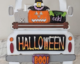 Halloween | All Seasons Farmhouse Truck | Interchangeable Farmhouse Truck Starter | Mantle Decor | Home Decor