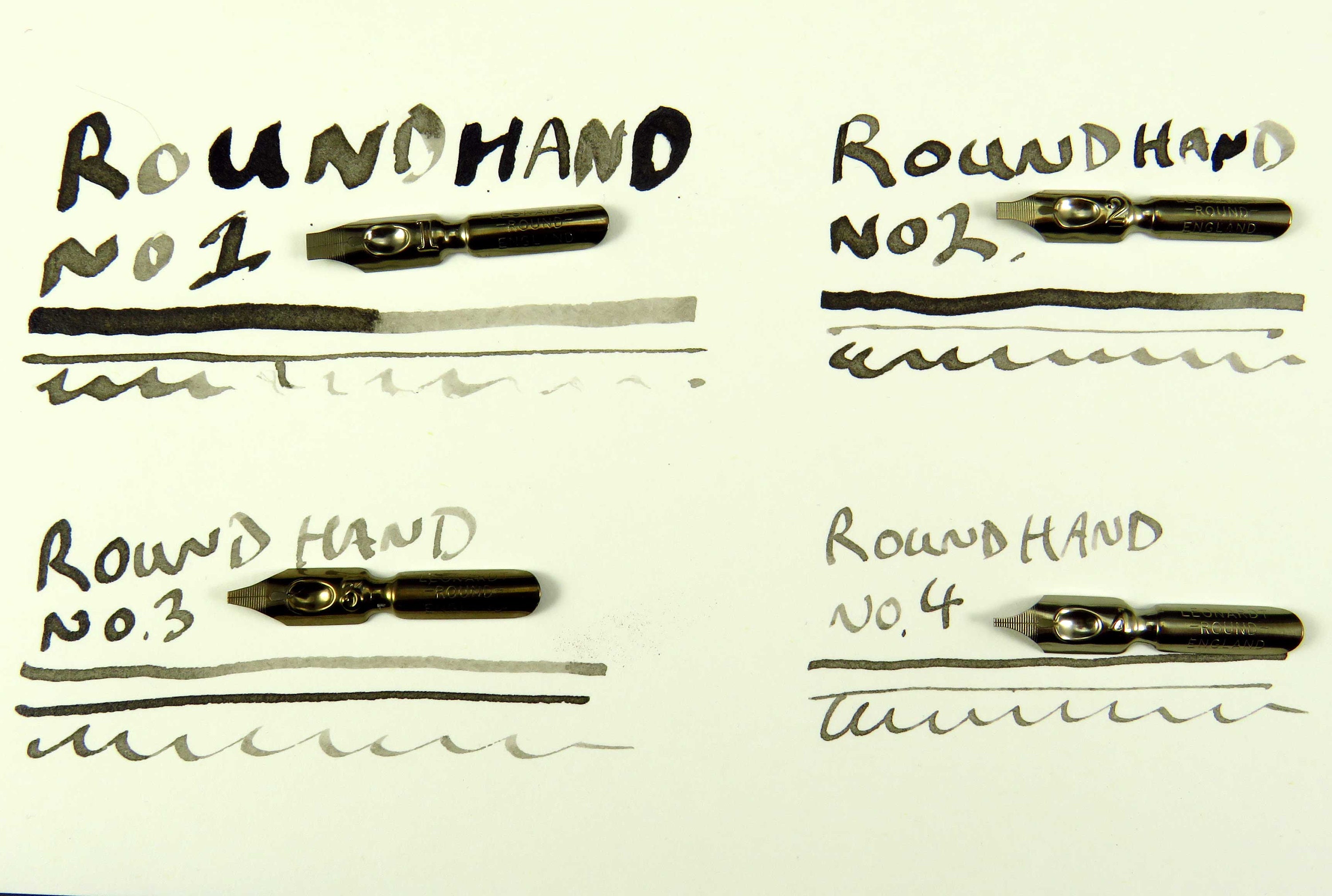 Roundhand Italics Calligraphy Nibs Italic Leonardt Nib Pack Etsy UK