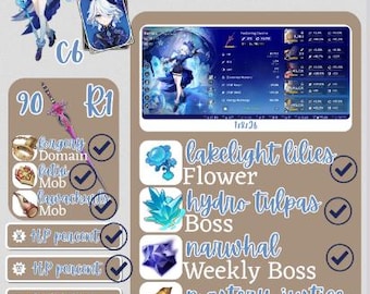 Genshin Build Planner -- Digital Notebook for Genshin Impact Players