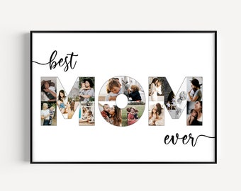 Personalized Gift for Mom, Mom Photo Collage Gift, Mom Christmas Gift, Custom Mommy Photo Collage Gift, Digital Gift for Mom, Mom Gift