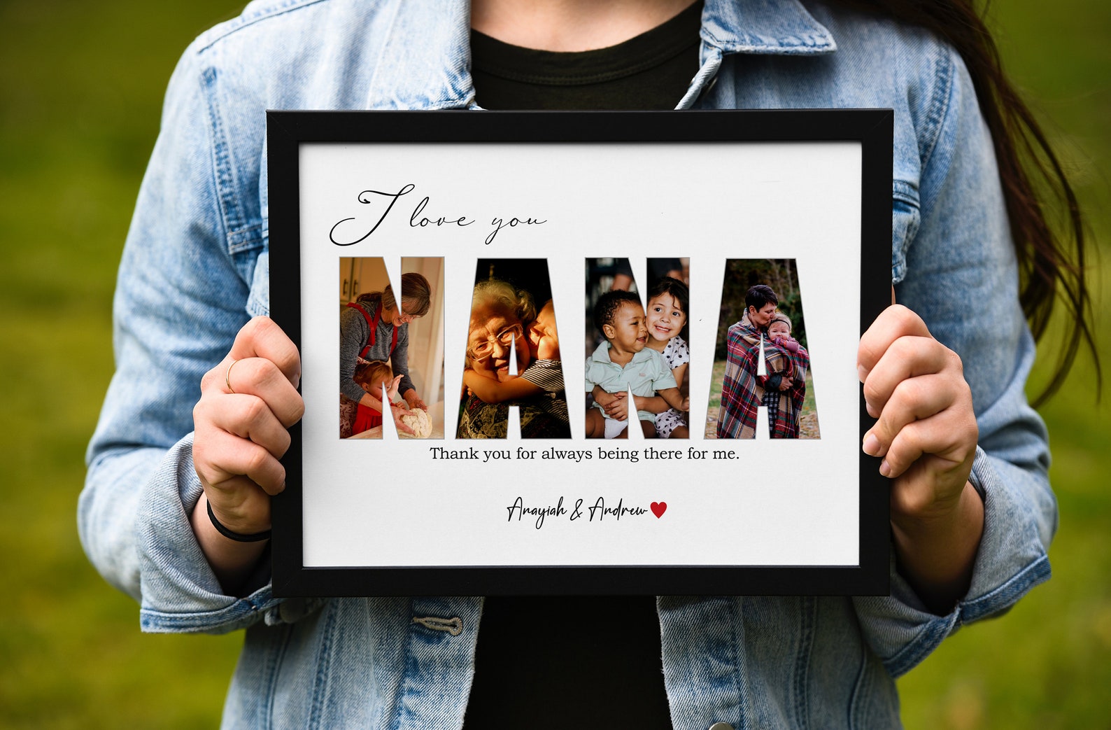 Custom Nana Photo Collage Personalized Nana Gift Gift for Etsy Canada