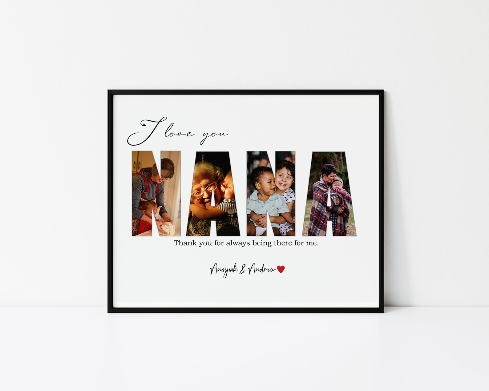 Custom Nana Photo Collage Personalized Nana Gift Gift for Etsy Canada