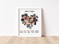 Personalized 6 months Anniversary Gift, 6th Month Anniversary Gift for Boyfriend, Custom Heart Photo Collage, Christmas Gift product logo
