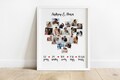Personalize Second Anniversary Gift for Husband, 2nd Anniversary Photo Collage, 2 Year Anniversary Gift, Heart Photo Collage, Christmas Gift product logo