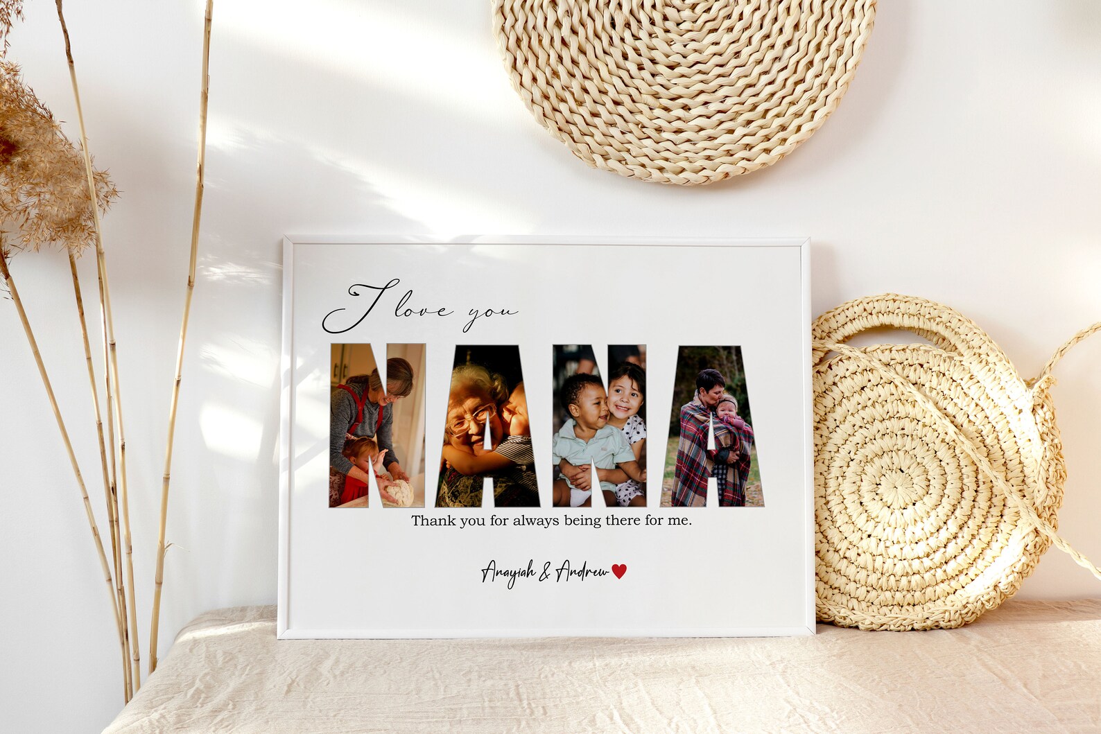 Custom Nana Photo Collage Personalized Nana Gift Gift for Etsy Canada