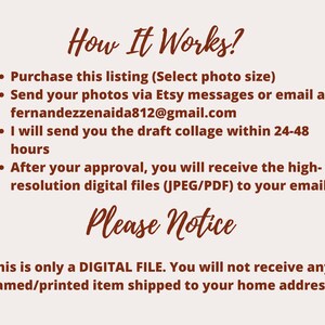 Personalized Family Tree Photo Collage, Family Photo Gift, Family Tree Wall Art, Anniversary Gift for Parents, Family Tree Photo Print image 5