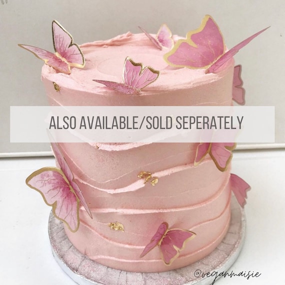 Lot De Décorations De Gâteau D'anniversaire En Forme De Papillon Coloré – 1 Grande Décoration De Gâteau D'anniversaire Et 20 Décorations De Cupcakes