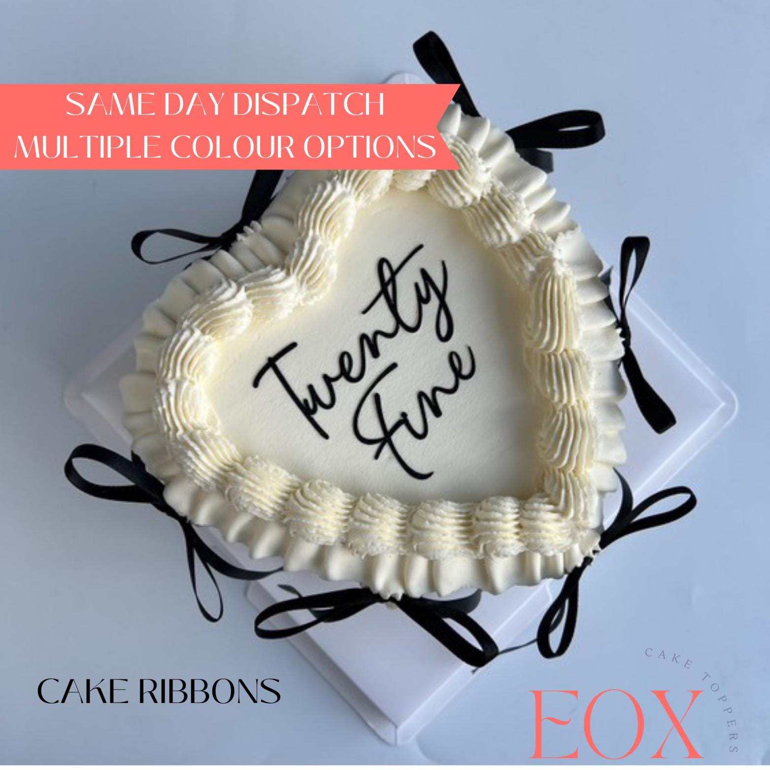 Set of 10 Cake Ribbons, Satin Ribbon Cake Wraps, Elegant Cake ...