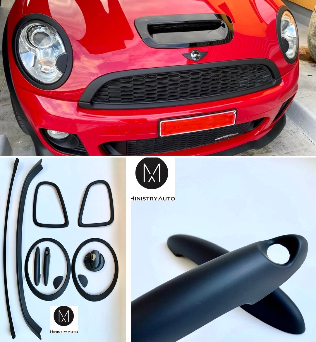 Protection Pare-chocs Arrière Chromée Brosse Pour Mini Cooper R56 (2005-2014) - Neuf