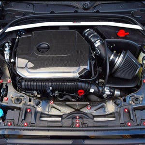 Cache moteur en fibre de carbone pour MINI Cooper