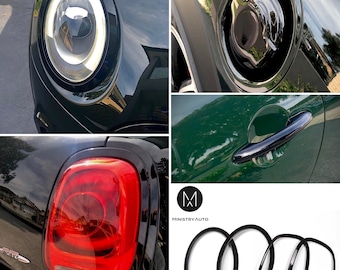 MINI Blackout Kit GEN3 F56 F57 Cooper S / JCW - Piano Black Chrome Covering Kit