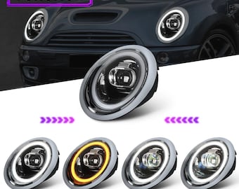 Mini Cooper R50 R52 R53 2001-2007 用 LED プロジェクター ヘッド