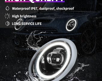 Mini Cooper R50 R52 R53 2001-2007 用 LED プロジェクター ヘッド