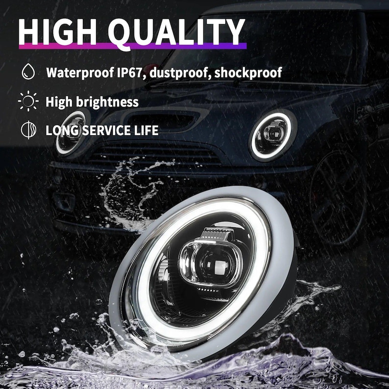 LED Projector Headlights for Mini Cooper R50 R52 R53 2001-2007 - Etsy