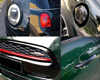 Kit de oscurecimiento de 4 puertas MINI F55 en negro piano