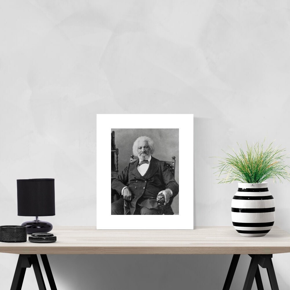 Frederick Douglass Fine Art Print With Mat, Black Civil Rights, African ...