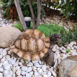 Turtle Statue, Tortoise Figurine, Outdoor Garden Decor, Reptile Sculpture, Garden Statue, Animal Statue, Kindergarten Decor, Farmhouse Decor