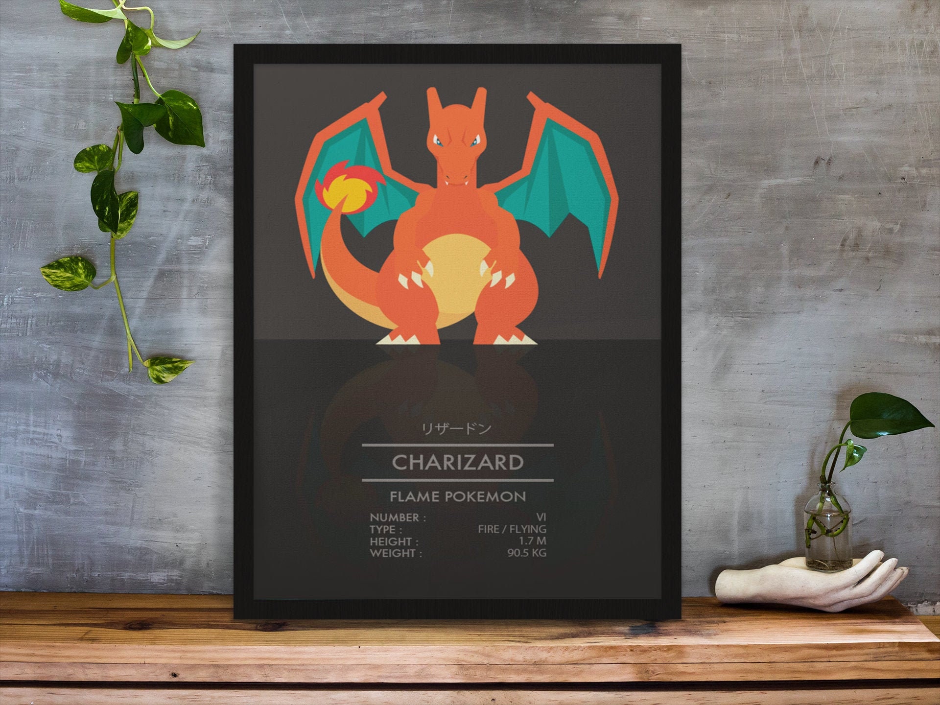 Charizard Posterpokemonpokemon Decorpokemon Posterpokemon Etsy Charizard Posterpokemonpokemon Decorpokemon Posterpokemon Etsy