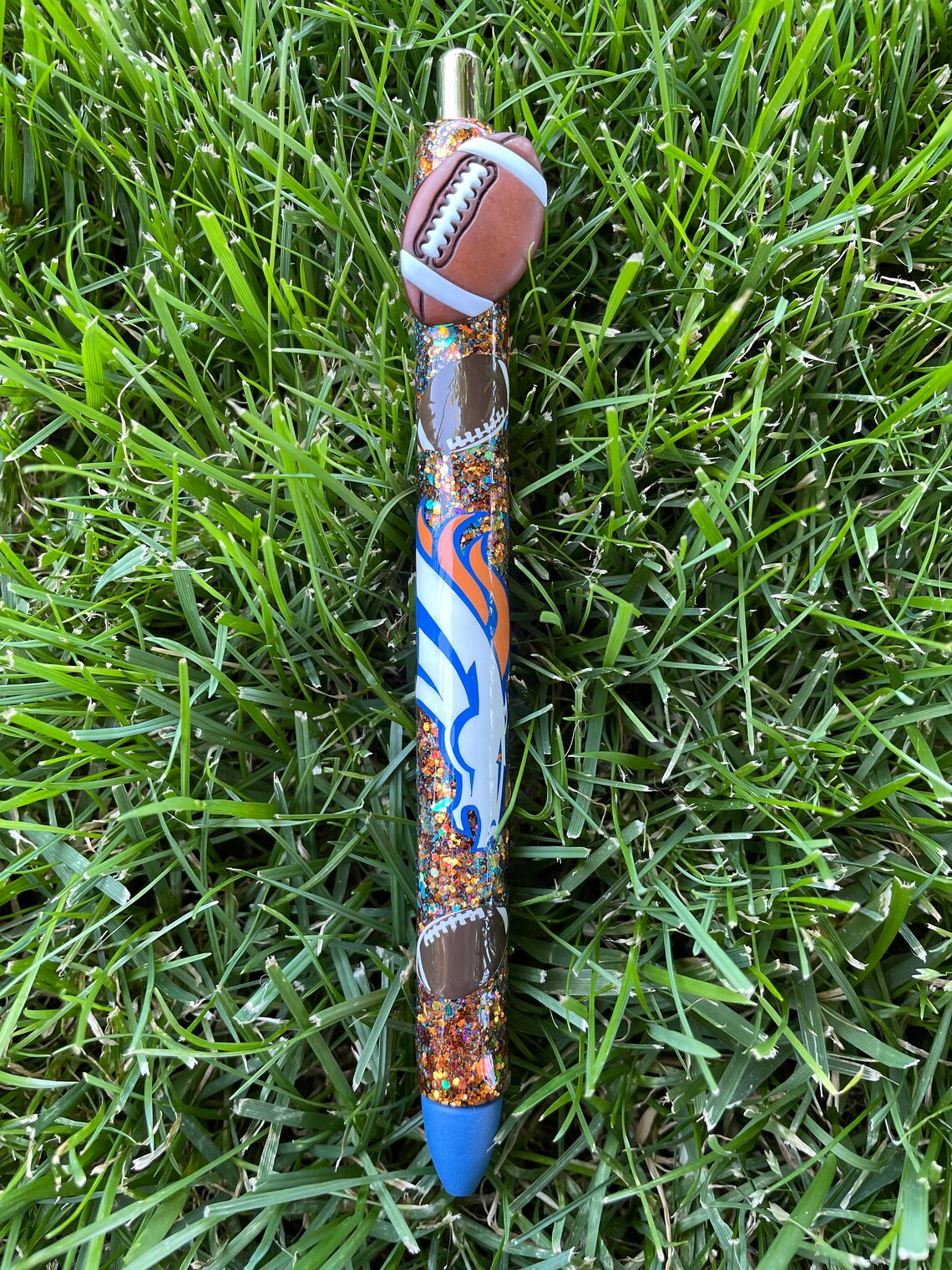 Denver Broncos Uv Resin Epoxy Pen Etsy