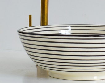 Ceramic Sink for Bathroom 100% Handmade,Best Deals Etsy,Vessel Sink,Custom Sink Vanity,Pottery Handmade Sinks for Bathroom Decoration.