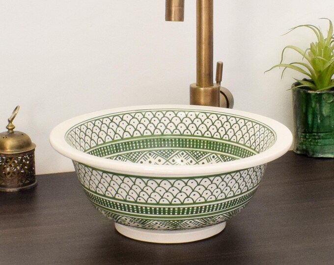 Ceramic Sink for Bathroom 100% Handmade,Best Deals Etsy,Vessel Sink,Custom Sink Vanity,Pottery Handmade Sinks for Bathroom Decoration.