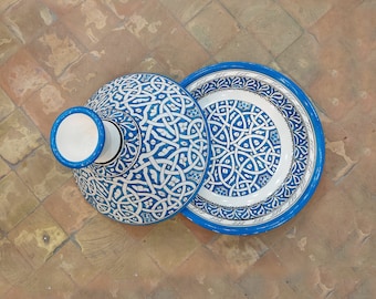 Tajine for serving,Pottery Tajine,Bown for dinner,Kitchen Design,Handmade Bowl,Antique Item,Kitchen gifts,Cooking Time,Moroccan Ceramic