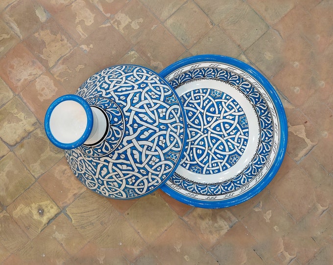 Tajine for serving,Pottery Tajine,Bown for dinner,Kitchen Design,Handmade Bowl,Antique Item,Kitchen gifts,Cooking Time,Moroccan Ceramic