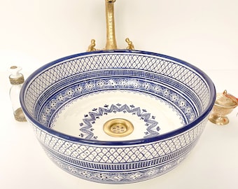 Ceramic Sink for Bathroom 100% Handmade,Best Deals Etsy,Vessel Sink,Custom Sink Vanity,Pottery Handmade Sinks for Bathroom Decoration.