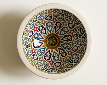Ceramic Sink for Bathroom 100% Handmade, Best Deals Etsy, Vessel Sink, Custom Sink Vanity, Pottery Handmade Sinks for Bathroom Decoration.