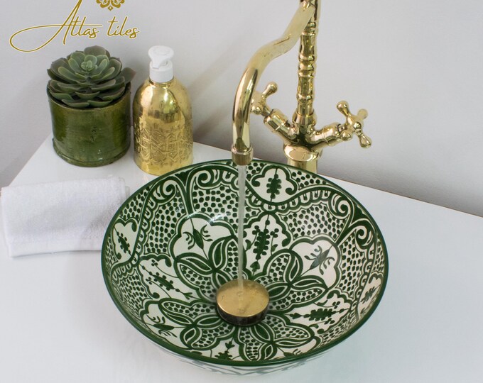 Ceramic Sink for Bathroom 100% Handmade,Best Deals Etsy,Vessel Sink,Custom Sink Vanity,Pottery Handmade Sinks for Bathroom Decoration.