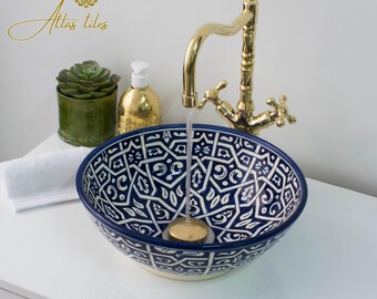 Ceramic Sink for Bathroom 100% Handmade,Best Deals Etsy,Vessel Sink,Custom Sink Vanity,Pottery Handmade Sinks for Bathroom Decoration.