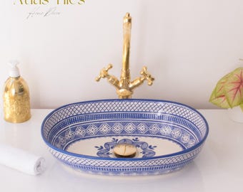 Green Ceramic Sink for Bathroom 100% Handmade,Best Deals Etsy,Vessel Sink,Custom Sink Vanity,Pottery Handmade Sinks for Bathroom Decoration.