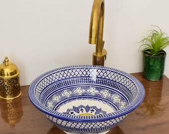 Ceramic Sink for Bathroom 100% Handmade,Best Deals Etsy,Vessel Sink,Custom Sink Vanity,Pottery Handmade Sinks for Bathroom Decoration.