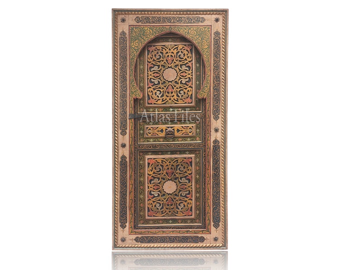 Moroccan Door and Artwork, Stunning Wooden Door for Decoration, Vintage Morocco Door, Handcarved wood,Beautiful Wood,Best of designs