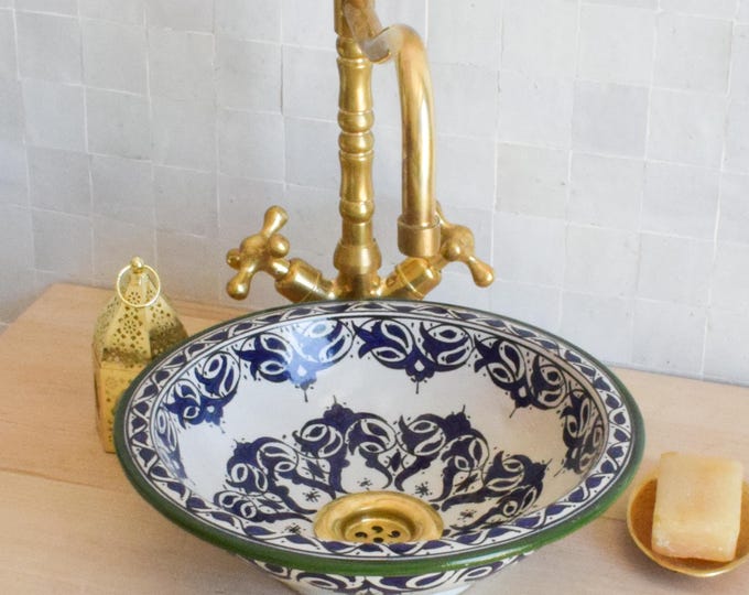 Ceramic Sink for Bathroom 100% Handmade,Best Deals Etsy,Vessel Sink,Custom Sink Vanity,Pottery Handmade Sinks for Bathroom Decoration.