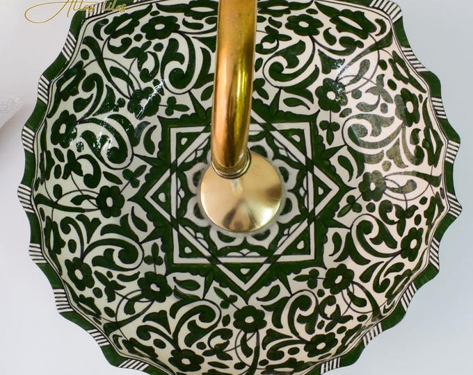 Ceramic Sink for Bathroom 100% Handmade,Best Deals Etsy,Vessel Sink,Custom Sink Vanity,Pottery Handmade Sinks for Bathroom Decoration.