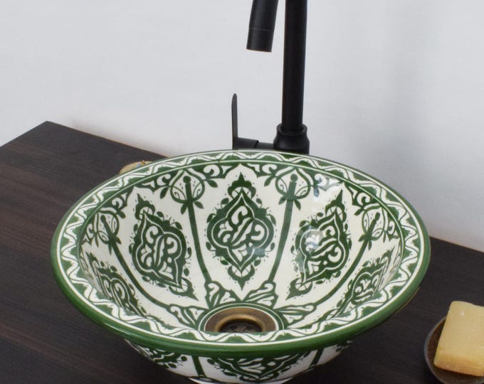 Ceramic Sink for Bathroom 100% Handmade,Best Deals Etsy,Vessel Sink,Custom Sink Vanity,Pottery Handmade Sinks for Bathroom Decoration.