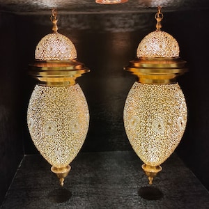 Personalized Pendant Brass Lightining, Moroccan Brass Lamp, Handmade Brass Lamp, Dinner room Light, Magestic Lantern Shade