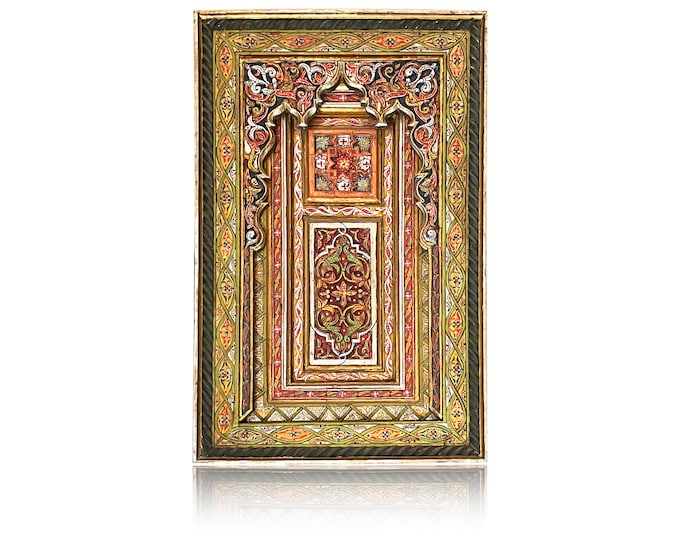 Moroccan Door and Artwork, Stunning Wooden Door for Decoration, Vintage Morocco Door, Handcarved wood,Beautiful Wood,Best of designs