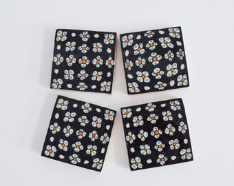 10x10Cm Ceramic Tile,  Moroccan Ceramic Tiles, Handpainted Piece of Ceramic, Ceramic Wall, Decorative Wall.