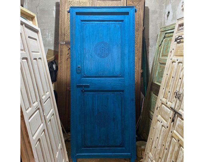 Moroccan Door and Artwork, Stunning Wooden Door for Decoration, Vintage Morocco Door, Handcarved wood,Beautiful Wood,Best of designs