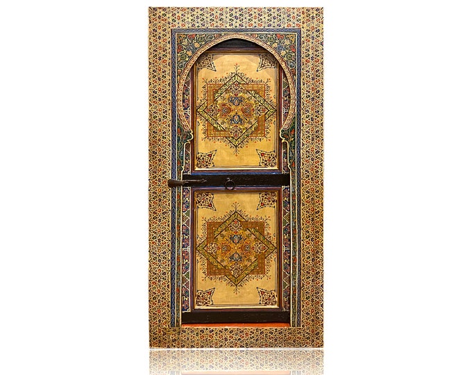 Moroccan Door and Artwork, Stunning Wooden Door for Decoration, Vintage Morocco Door, Handcarved wood,Beautiful Wood,Best of designs