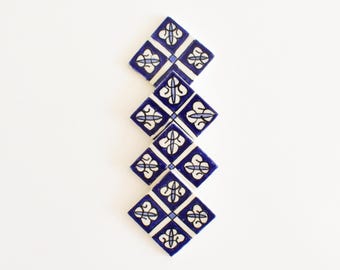 5x5 Cm Ceramic Tile,  Moroccan Ceramic Tiles, Handpainted Piece of Ceramic, Ceramic Wall, Decorative Wall.