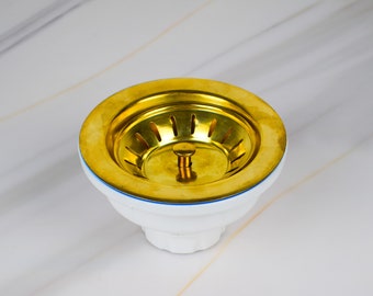 3.5" High-Quality Brass Drain for Kitchen, Durable Brass Drain Plug , Premium Brass Drain Plug for Efficient Water Drainage